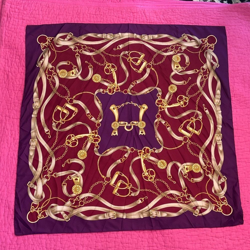 Collection Eighteen printed scarf 33x33 inch
